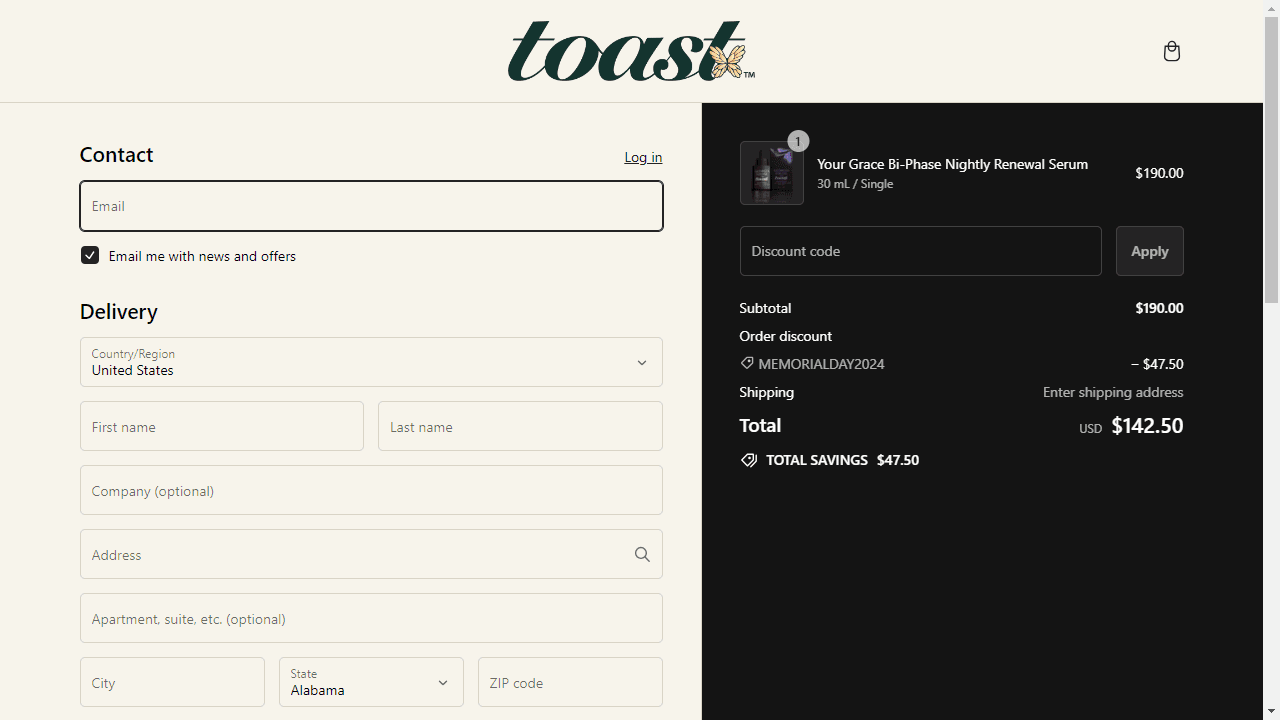 How to apply WeToast coupon code